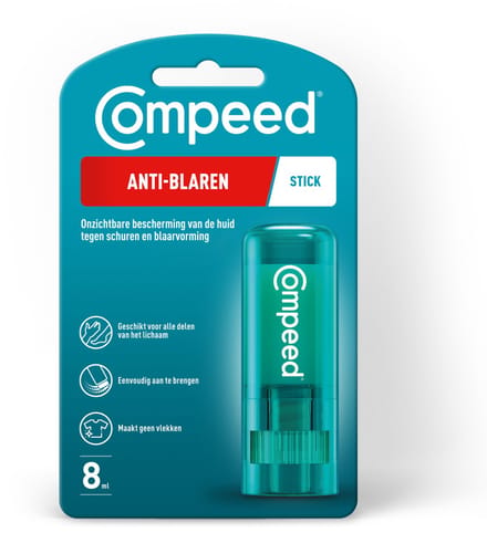 Compeed Anti-Blaren Stick - Helpt blaren en irritatie voorkomen - 8 mg