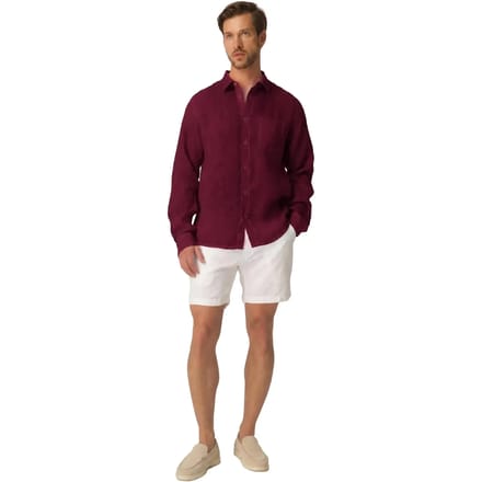 Shirt met lange mouwen Haris Cotton Front Pocket