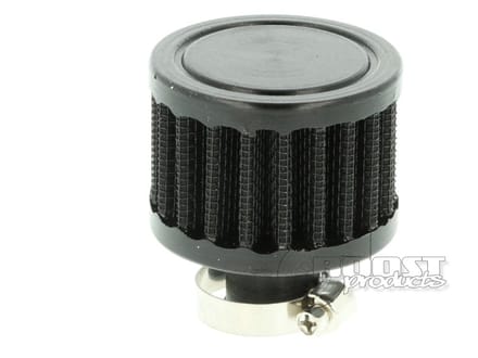 Carter ontluchtingsfilter – zwart - 9mm