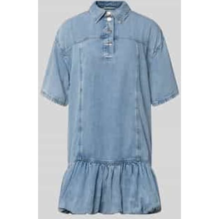 regular fit mini-jurk van lyocellmix model 'Sea'