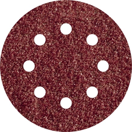 Wolfcraft 2271100 Excenterschuurpapier Met klittenband, Geperforeerd Korrelgrootte (num) 80 (Ø) 115 mm 25 stuk(s)