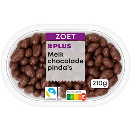 Melkchocolade pinda's Fairtrade