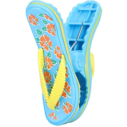Plastic Schattige Strandhanddoeken Winddichte Clip Ligbedden Vasthoudclips Zwembadaccessoires blue