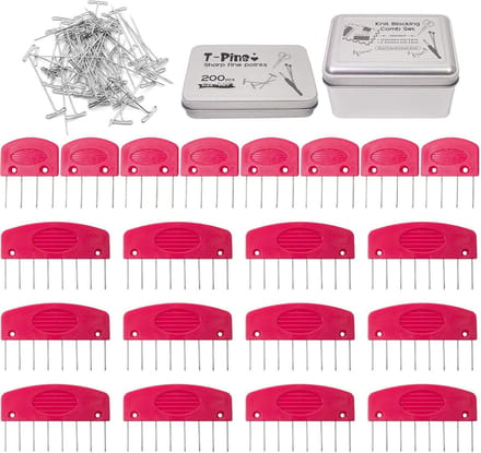 Haakblokkerende Kammen - Breien Accessoires - Project Afwerking - Complete Set - Diverse Maten