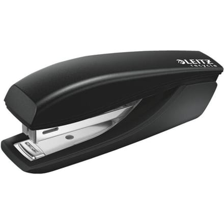 Leitz NeXXt Recycle Mini Nietmachine - Niet tot 10 vel - 81% Gerecycled Post-consumer Plastic - Zwart