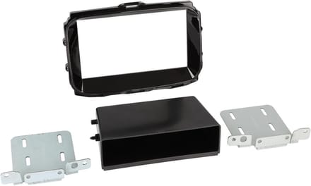 2-DIN Rubertouch met pocket Alfa Romeo Giulietta 10/2014 - Piano Zwart