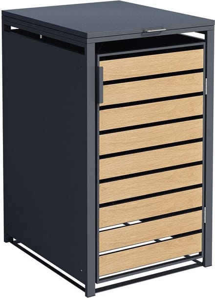 IVOL Containerombouw - 1 container - Kliko ombouw - Houtlook - Containerberging voor 1 afvalbak