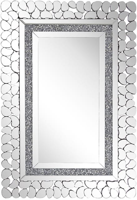 PABU - Wandspiegel - Zilver - MDF