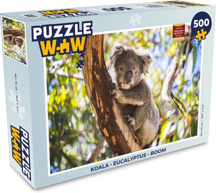 Puzzel Koala - Eucalyptus - Boom - Legpuzzel - Puzzel 500 stukjes