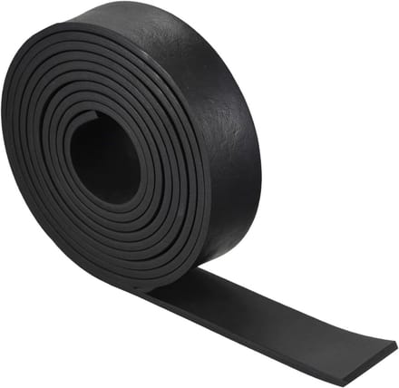 Zelfklevende EPDM Rubber Schuimstrip Zwart 5mm Dik - 30mm Breed - 3 Meter Lang