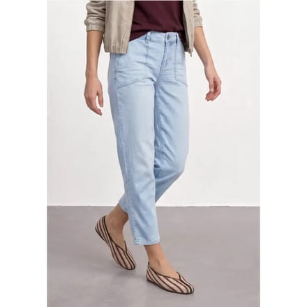 Mid Waist jeans in chino-look