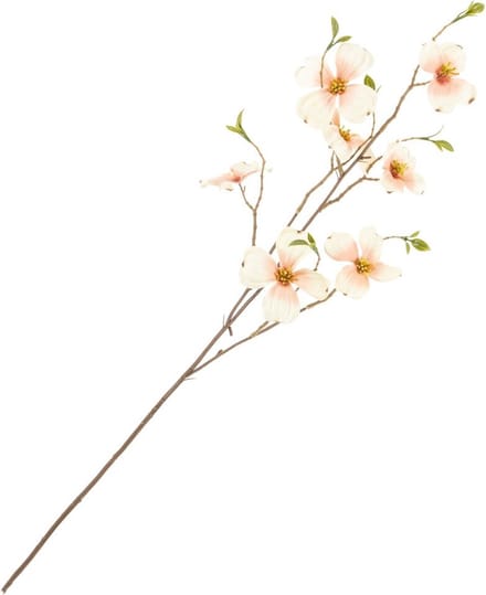 HomeBound by KY | Kunstbloem dogwood roze | 75cm | kunsttak
