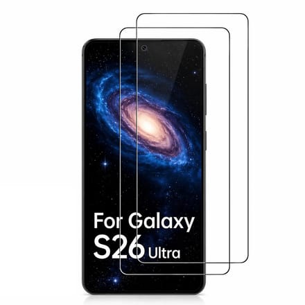 Screenprotector Gehard 9H Geschikt voor Samsung Galaxy S26 Ultra – Anti-kras - 2-Pack Tempered Glas
