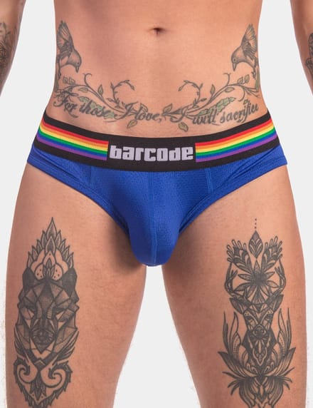 Barcode Berlin Pride Brief Royal - MAAT XXL - Heren Ondergoed - Slip voor Man - Mannen Brief