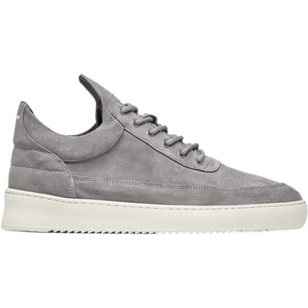 Filling Pieces - Low Top Suede Organic Grey - Maat 40