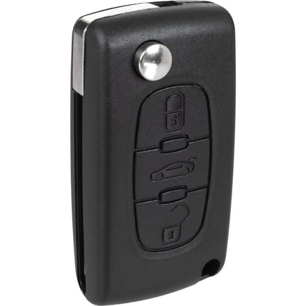 Modecar - Afstandsbediening Behuizing - Citroen/Peugeot - 3 Knoppen