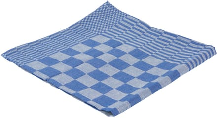 Theedoek blok marine ca 65x65cm blauw | 16 stuks