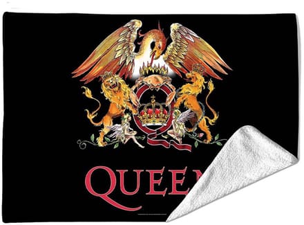 Rocksax Queen - Crest Plaid - Tweepersoons (152cm x 203cm) - Zwart/Multicolours