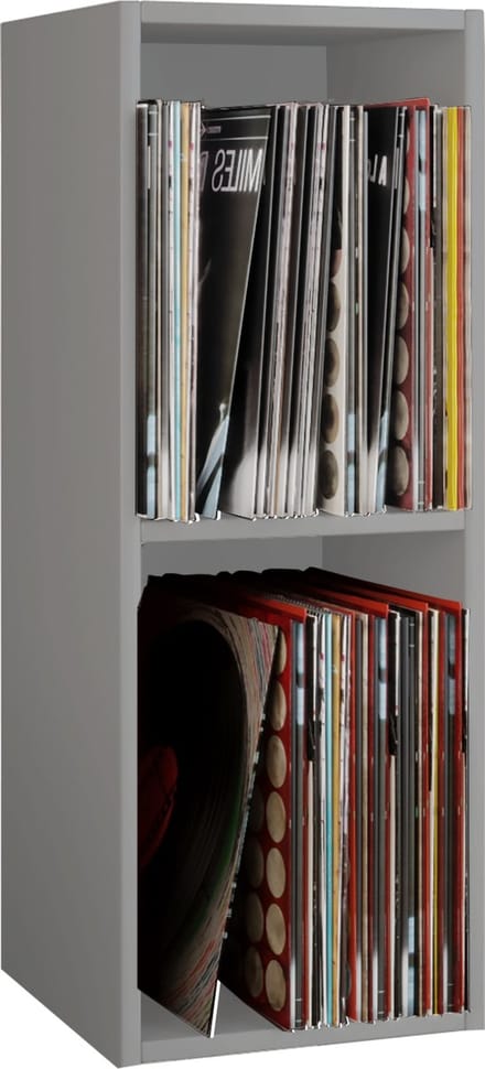 Houten platenstandaard LP-plank Archiefstandaard Platto 2-voudig