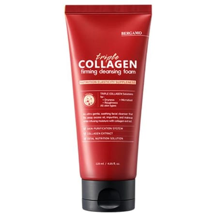 Bergamo Triple Collageen Schuim voor het Gezicht 120ml
