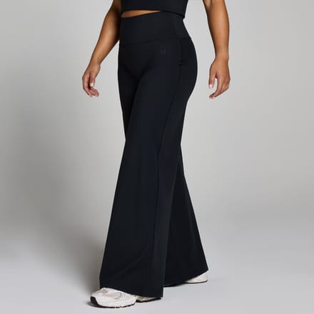 MP Dames Petite Tempo Wijde Pijpen Broek - Zwart - M