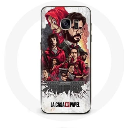 Samsung Galaxy S7 hoesje La Casa De Papel posterkunst