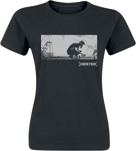 Zwart T-shirt met 'Meteora' print - Duurzaam Band Merchandise