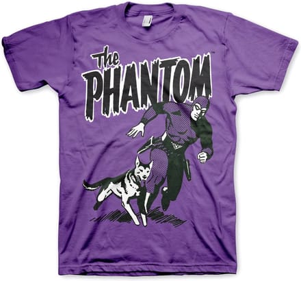 The Phantom Heren Tshirt -S- The Phantom & Devil Paars