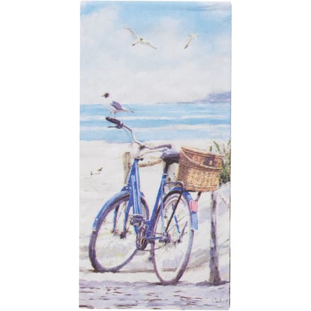 Zakdoeken Bike at the beach - Ambiente - 21x21 cm