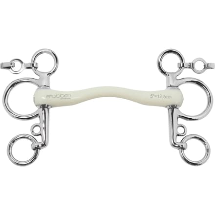 Pelham met kleine takken voor paard Stübben Fine Line Flex