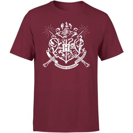 Harry Potter Hogwarts House Crest Men's T-Shirt - Burgundy - M