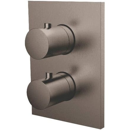 Herzbach DESIGN iX PVD concealed thermostat square 2 consumers 21.503050.2.40