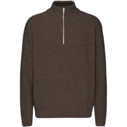 Trui met ritssluiting van wol Colorful Standard Merino