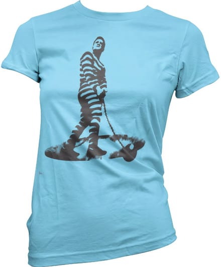 Hybris Dames Prisoner Shot Out 2 Girly T-shirt SH-5-15375-H19-16