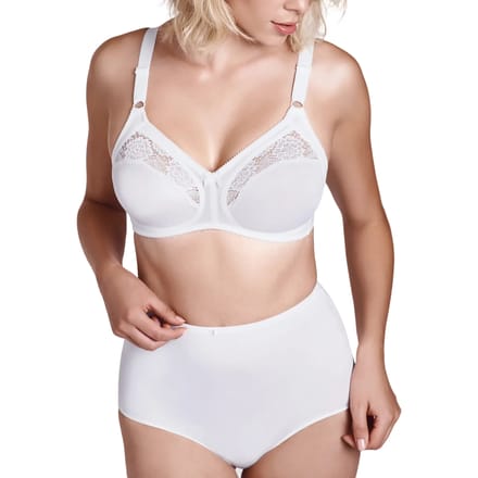 Witte beugelloze bh Lisca Minca