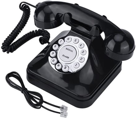 Unieke retro telefoon voor het bureau