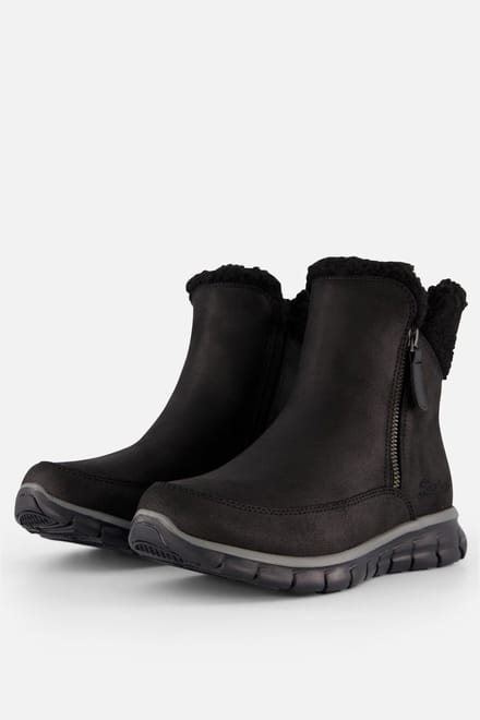 Skechers Synergy-Collab Dames Laarzen - Zwart - Maat 38