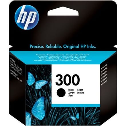 HP Inktcartridge 300 (CC640EE) Zwart