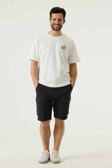 Pilot cargo short donkergrijs