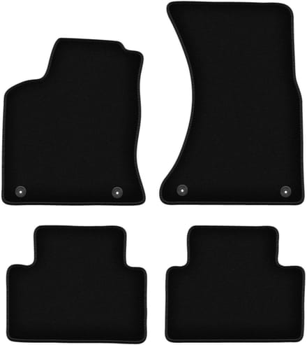 BASIC zwarte veloursmatten voor: Porsche Macan SUV (2013-)