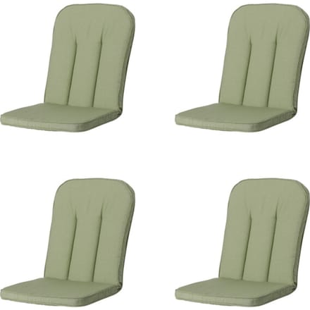 Madison - Tuinkussen Carlo / Calvia Panama sage - Ca. 100x48 cm - Set van 4