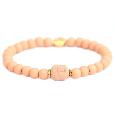 Love Ibiza Buddha bracelet peach
