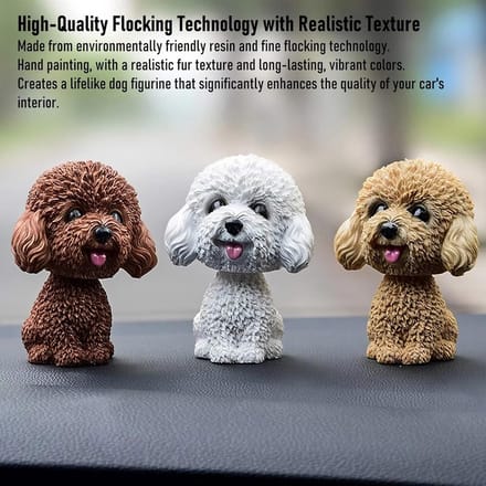 Schattige Knikkende Hond Bobblehead voor Auto en Thuis Decoratie