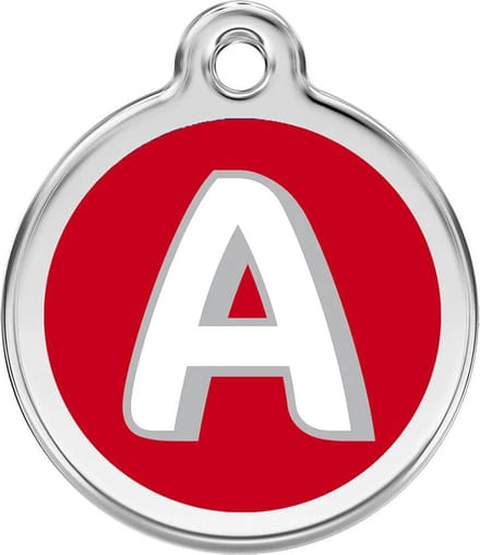 Red Dingo Hondenpenning 20 mm letter A