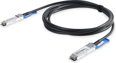 Digitus DN-81603 Glasvezel kabel 3 meter QSFP28 DAC Zilver, Zwart