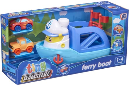 Ferry boot met 2 auto's - Tiny Teamsterz.