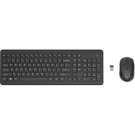 HP 330 - toetsenbord en muis set - QWERTY - Engels - zwart