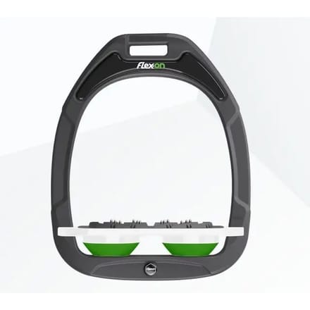 Ultra Grip Platte Beugels Antraciet/Wit/Groen Flex-On Green Composite
