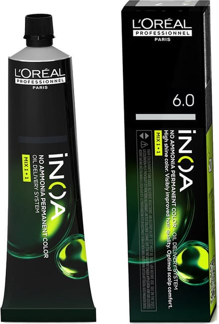 Permanente Kleur L'Oreal Professionnel Paris Inoa Color Nº 6.0 Donkerblond (60 g)