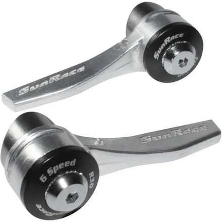 Paar racefiets shifters voor plot frame Sunrace Braser 3x6V